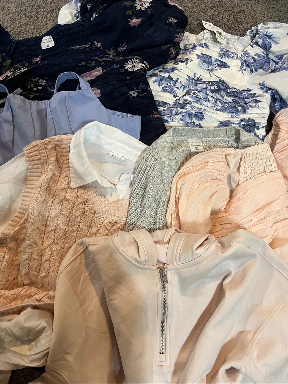 Abercrombie girls lot 7 pieces floral preppy